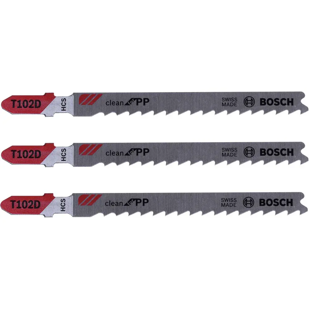 Lâmina de serra tico-tico para sintético T102D Bosch - 3 peç — fotografia de referência