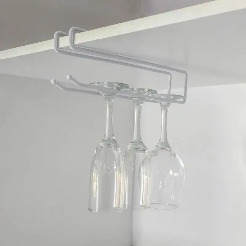Suporte Organizador Multiuso Suspenso Viena p/ Toalhas. Taças. Papel Branco 991301 BEL BEL FIX — fotografia 5