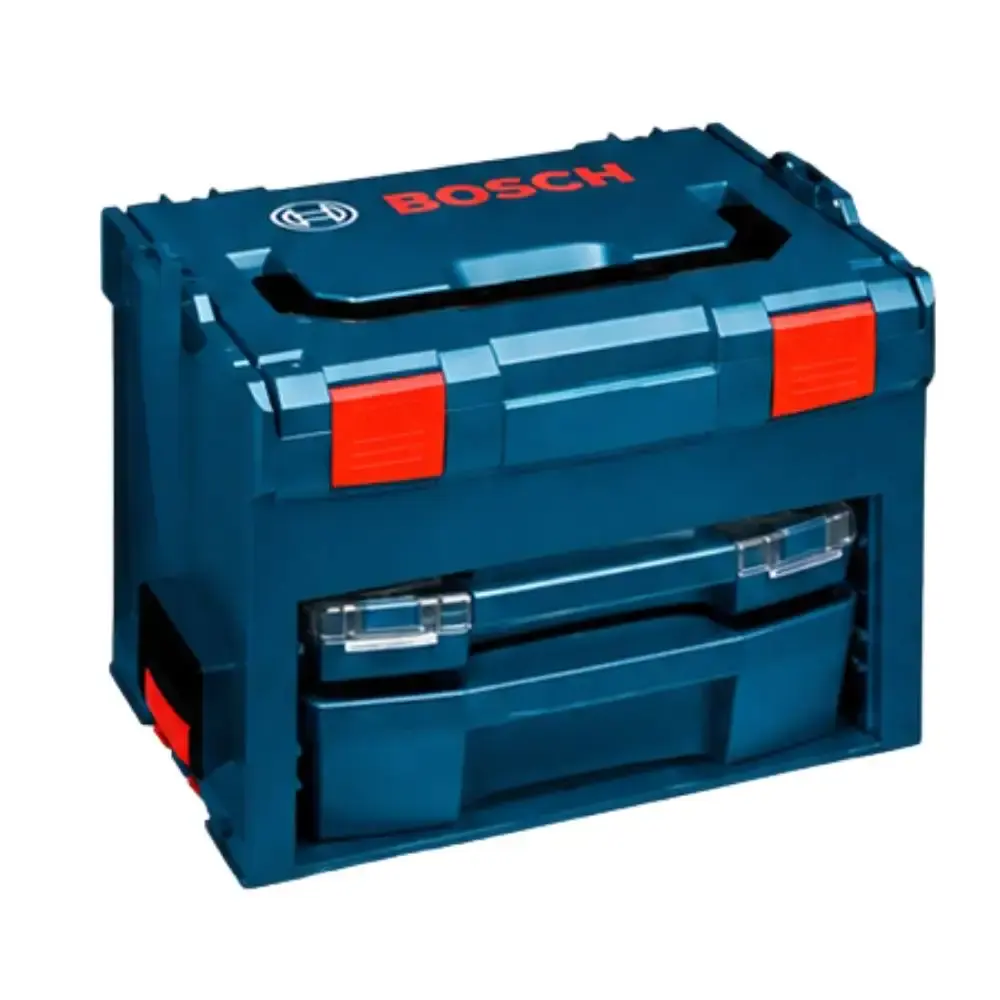 Maletas l-boxx 306 238 136 102 e carrinho de transporte Bosch — fotografia 9