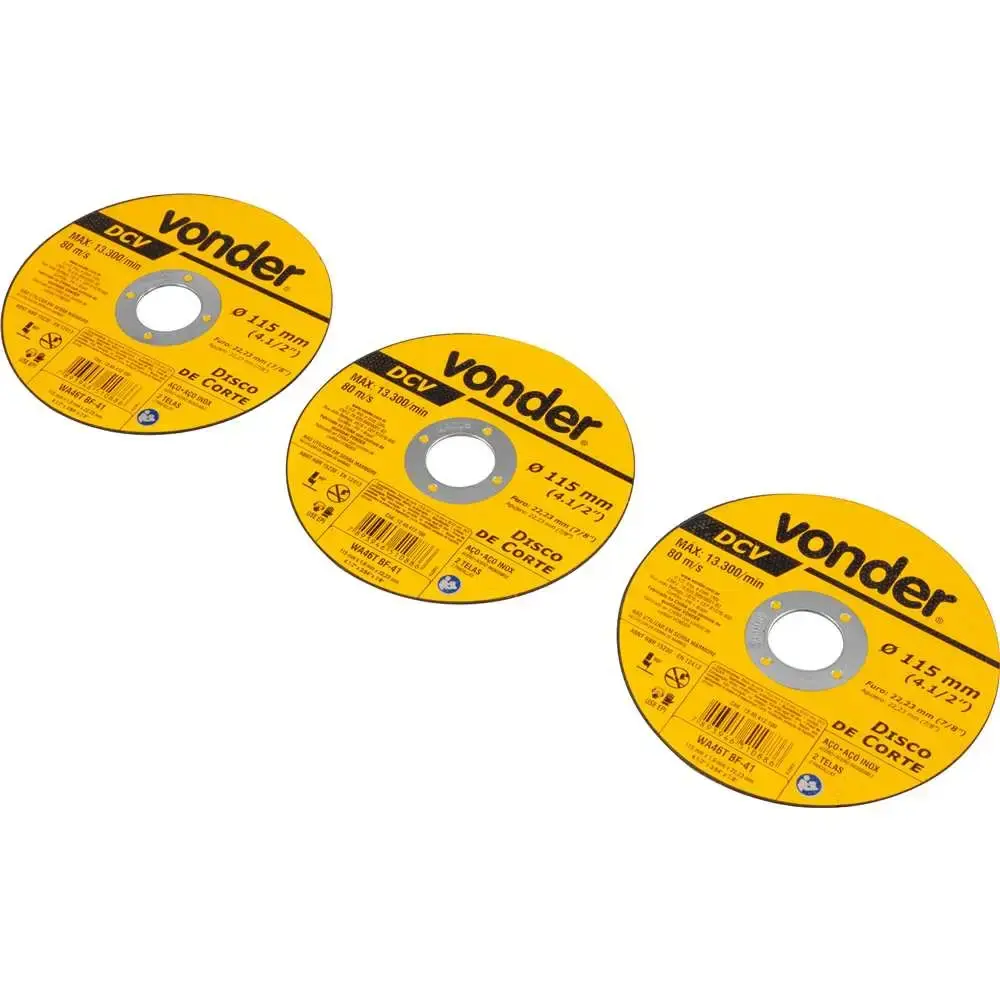Esmerilhadeira angular 4.1/2 POL 650W EAV 650 com disco Vonder 110 V — fotografia 4