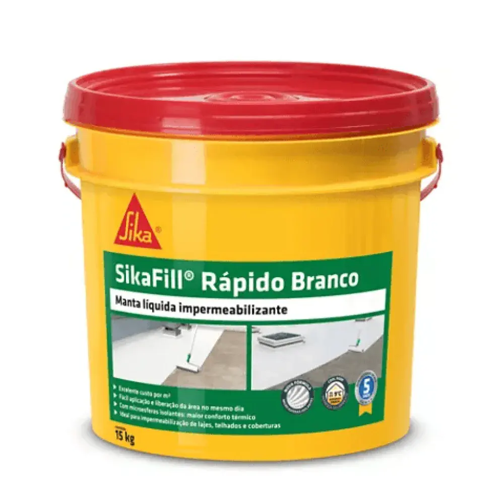 Sikafill® rápido manta líquida acrílico branco 15KG Sika