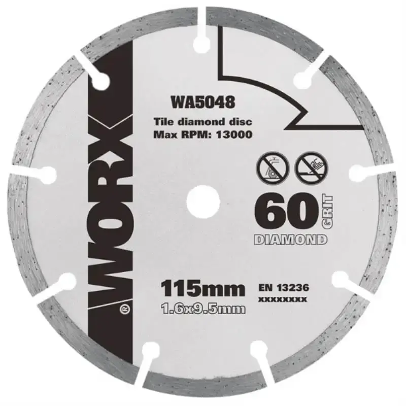 Disco serra circular diamantado para cerâmica WA5048 Worx