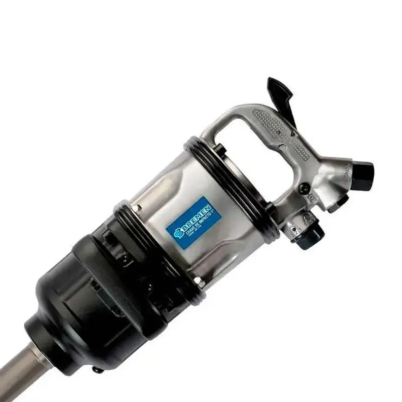 Chave de impacto 1 pol pneumática 3800NM com 4 soquetes 8789 Bremen — fotografia 3