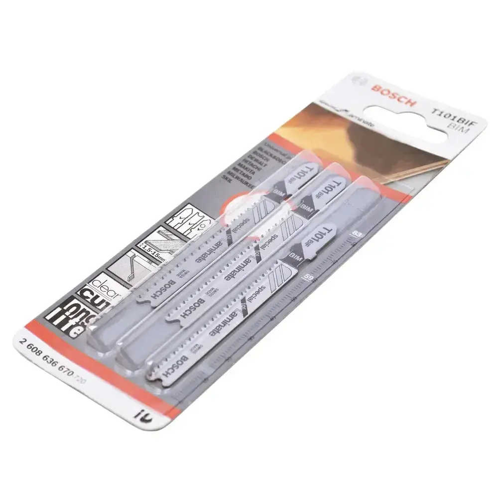 Lâmina de serra tico-tico special for laminate T101BIF Bosch - 3 peç — fotografia 8