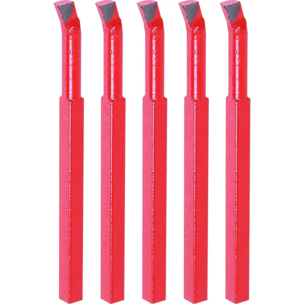 Jogo de bedame para torno ISO9 0606 com 5 peç Bumafer — fotografia 6