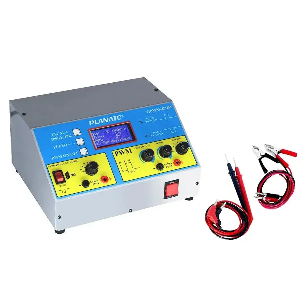 Gerador de sinal pwm e teste de alternador piloto GPWM-1210 Planatc — fotografia 7