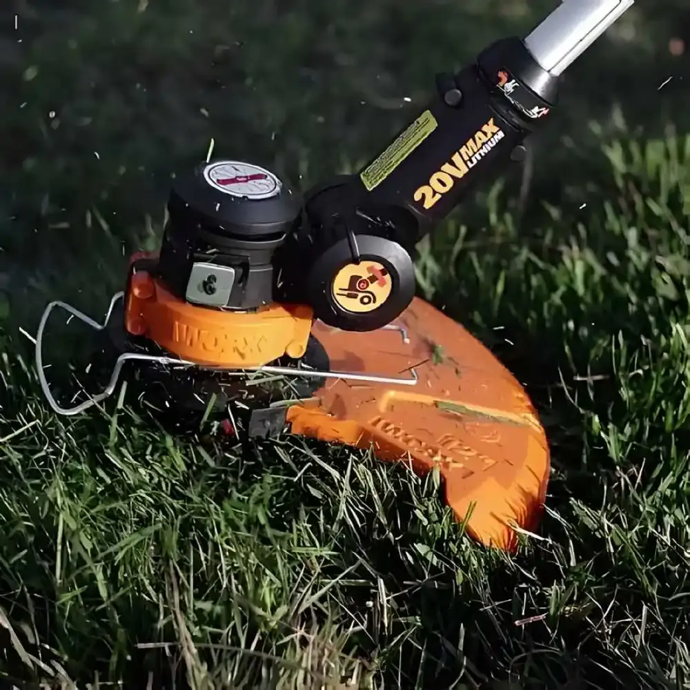 Cortador de grama costal com soprador de ar e bateria 20V 2,0AH Worx — fotografia 5