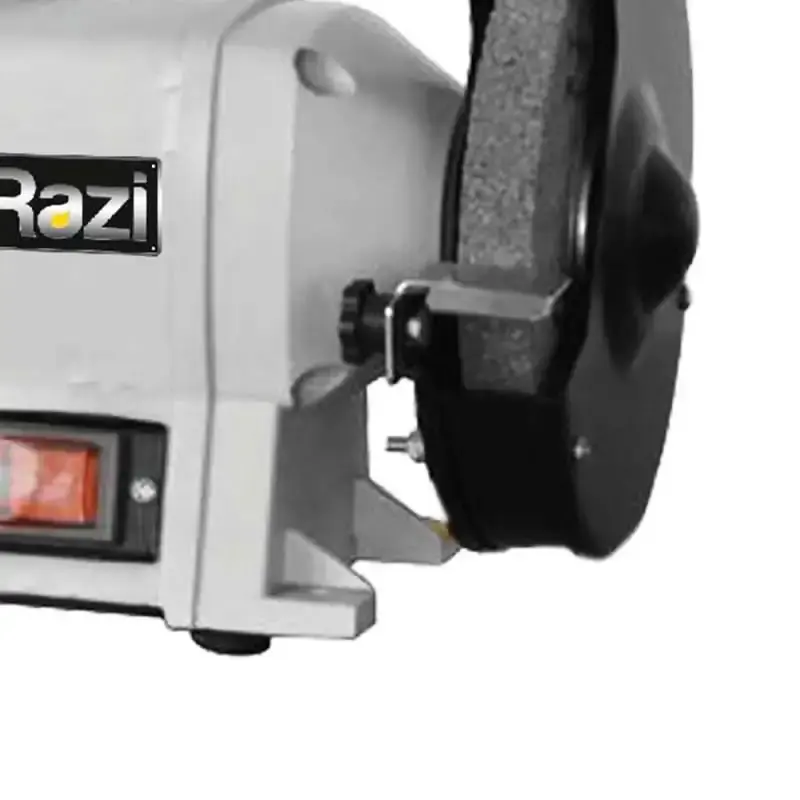 Moto esmeril afiador de bancada 8 POL 370W 2 em 1 RZ-EA370M Razi 110 V — fotografia 4