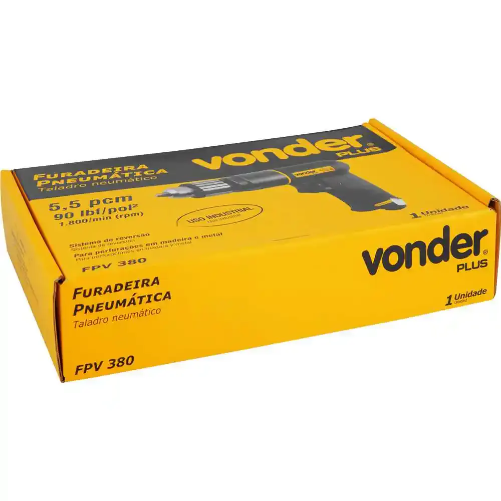 Furadeira pneumatica fpv 380 v vonderr — fotografia 6