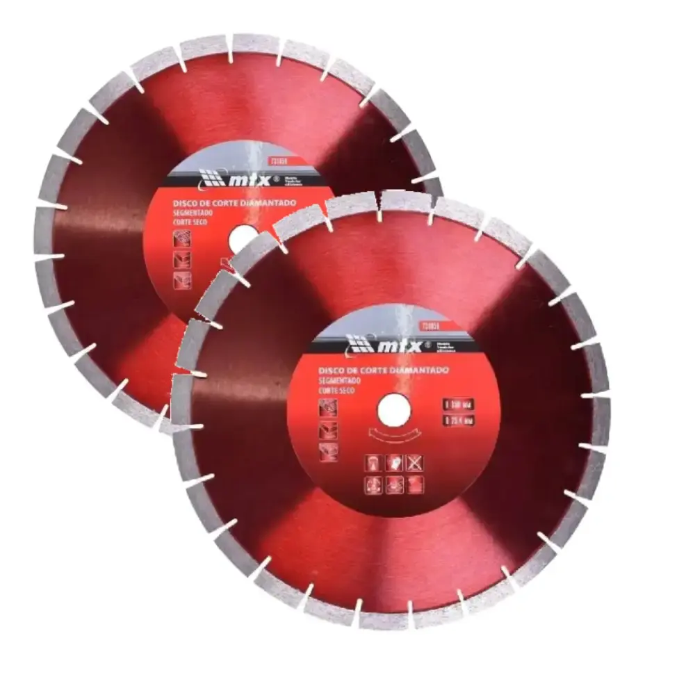 Disco de corte diamantado 14 POL segmentado 2 peças 55207 MTX