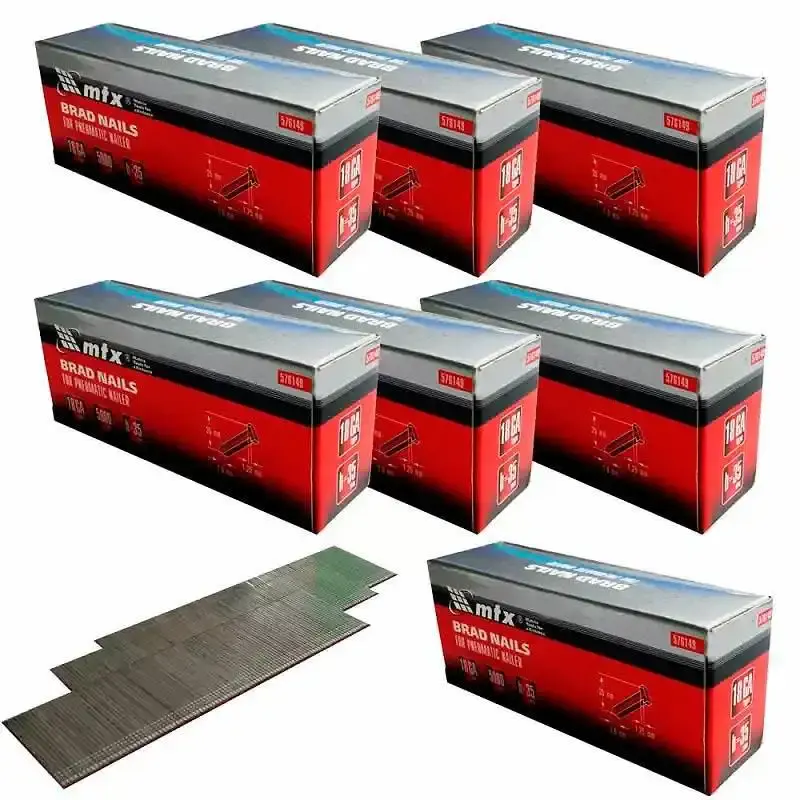 Pinos para pinador pneumático F-30 combo com 35.000 peças MTX — fotografia de referência
