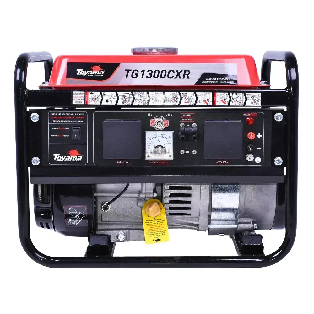 Gerador a gasolina TG1300CXR 1250W bivolt 5,5L Toyama — fotografia 7