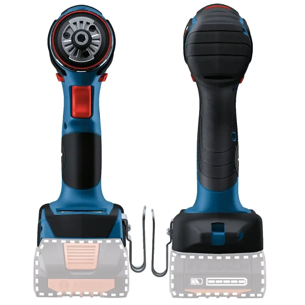 Parafusadeira 18V 1/2 POL 64NM brushless GSB18V-90 com bateria e maleta Bosch — fotografia 5