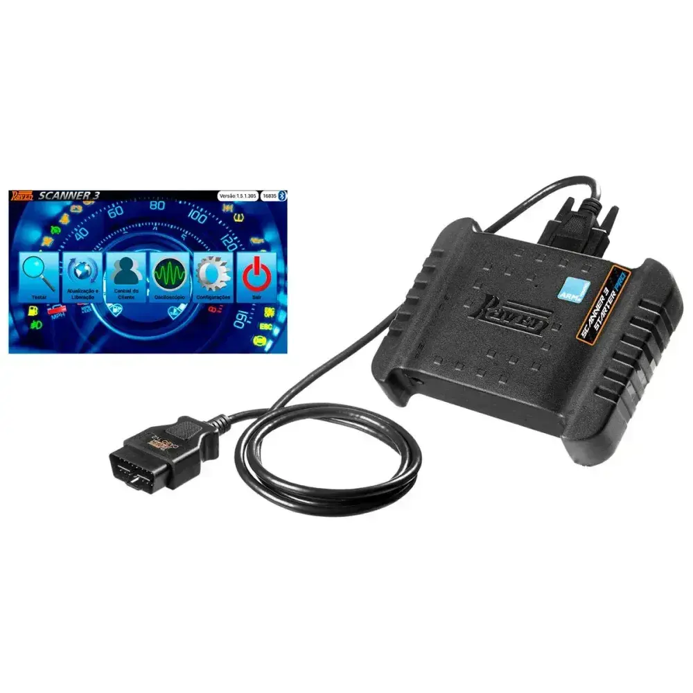 Scanner 3 starter pro diag versão software Raven — fotografia 12