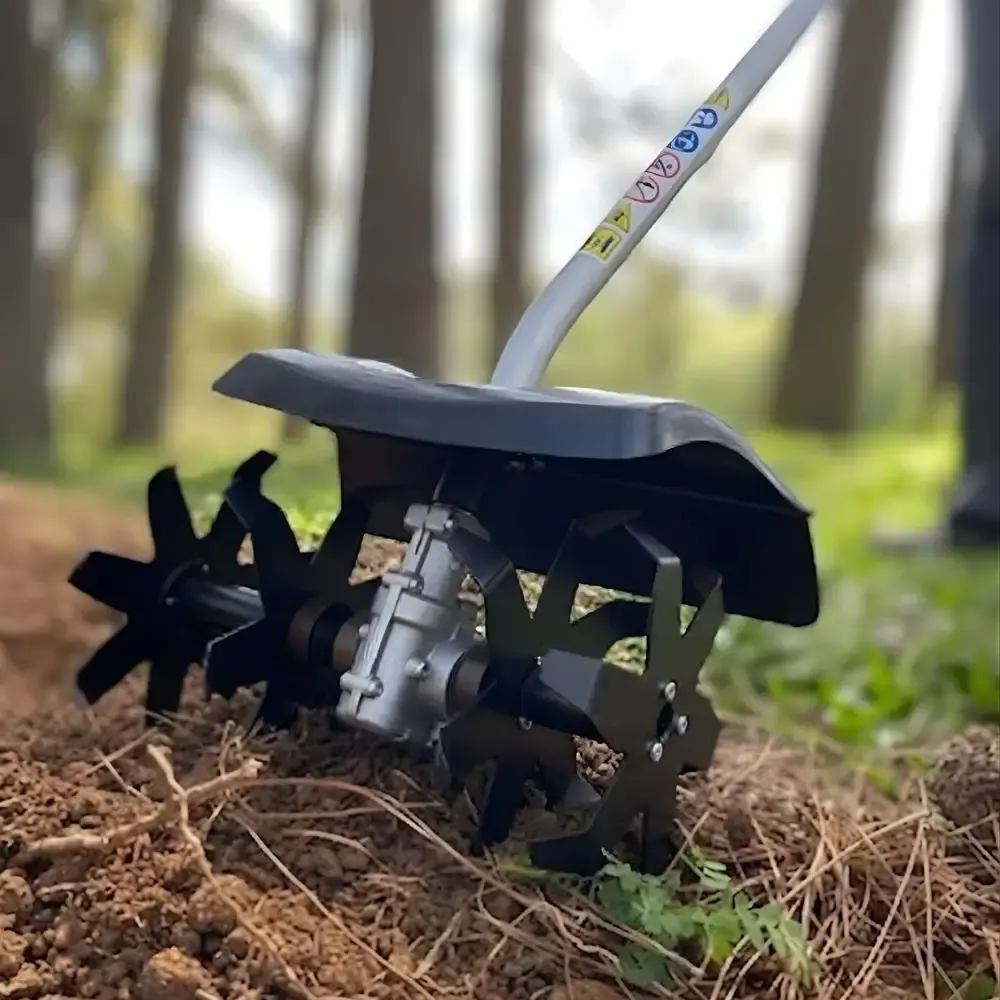 Enxada rotativa para acoplamento de roçadeira 82GT161T-GW-82V Greenworks — fotografia 5