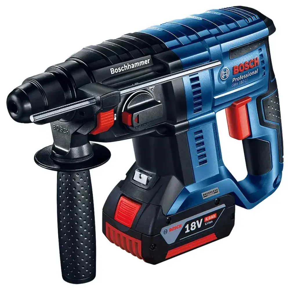 Martelete perfurador gbh 180 li sds plus 4,0AH 18V Bosch — fotografia 7