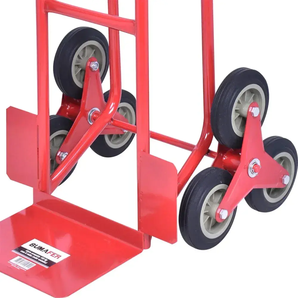 Carro de armazém 6 rodas 150KG dobrável Bumafer — fotografia 11