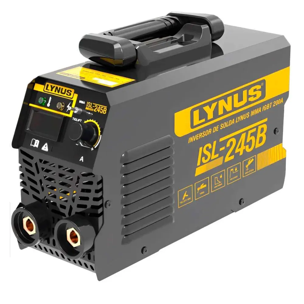 Inversor de solda mma igbt 200A ISL-245B serralheiro Lynus — fotografia de referência