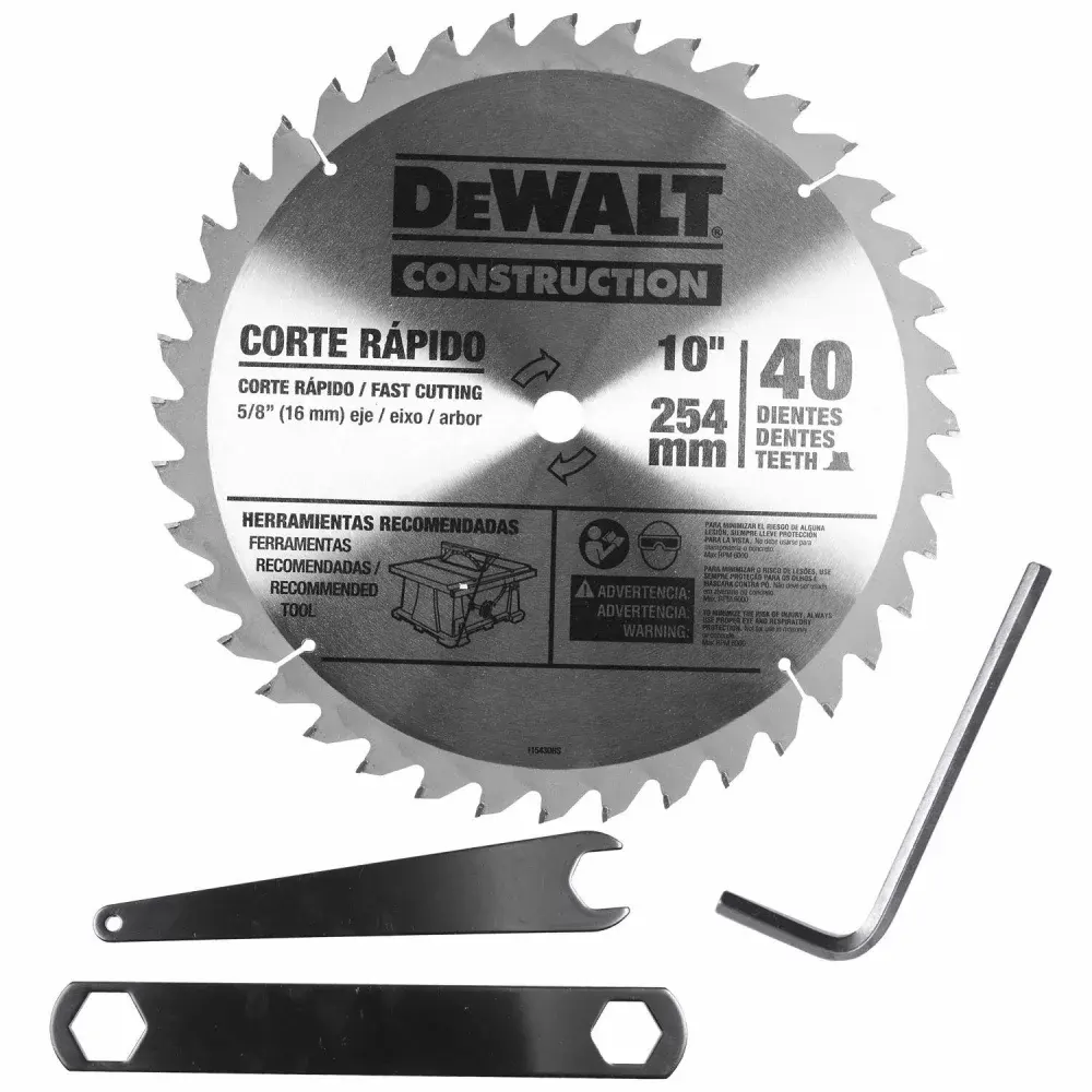 Serra de mesa 10 1800W 5000 rpm Dewalt — fotografia 5