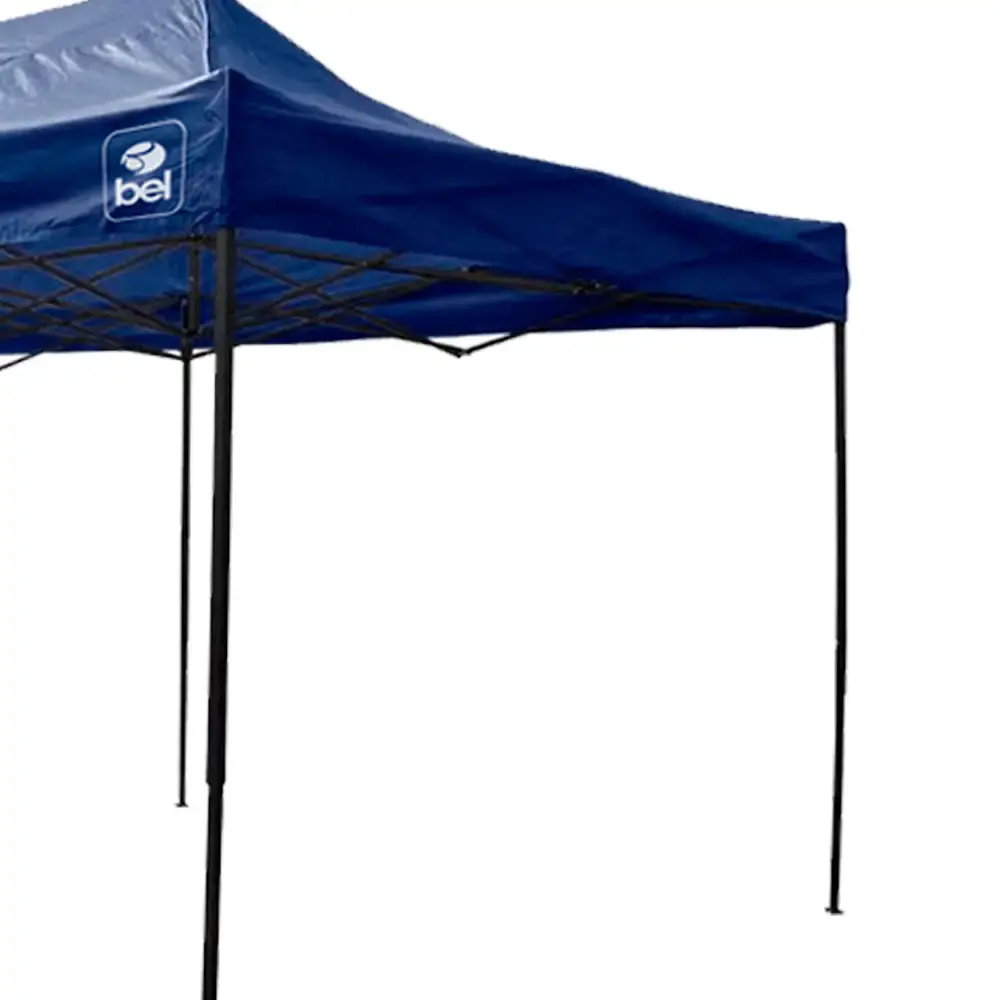 Tenda gazebo 3 x 6 metros em aço dobrável várias cores BEL Azul Belfix — fotografia 8