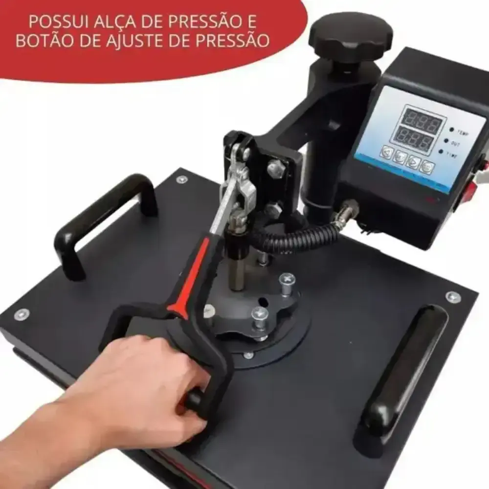Prensa térmica sublimação multiuso 10 em 1 IWPTS101220 ImportWay — fotografia 3