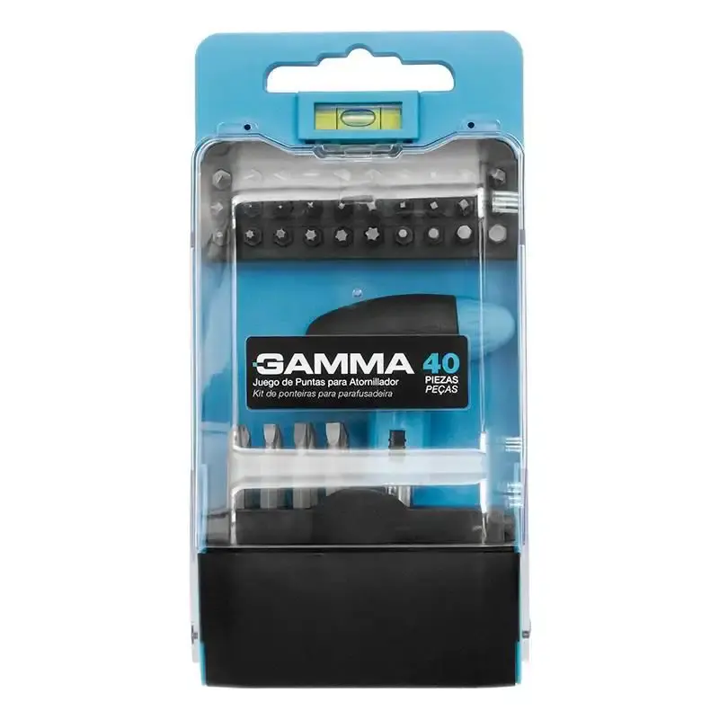 Kit de bits para parafusadeira 40 peças G19525AC Gamma — fotografia 2