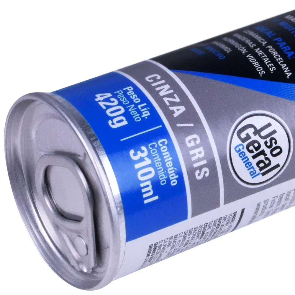 Adesivo poliuretano PU40 cinza cartucho 310ML Tekbond — fotografia 5