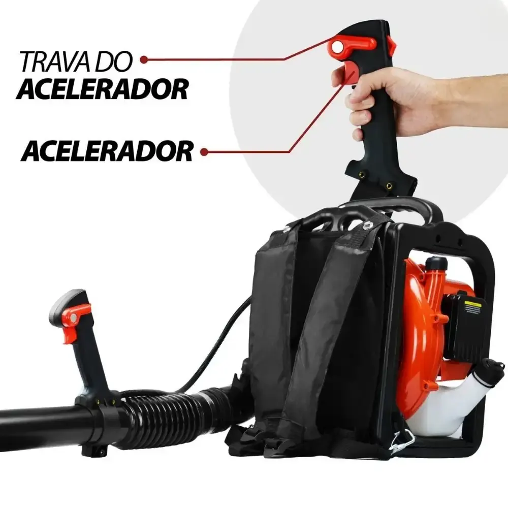 Soprador de folhas costal a gasolina 59,2 CC 3,75 HP SC600TKY Tekna — fotografia 5