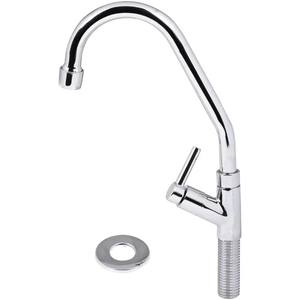 Torneira bica móvel 1/4 mesa metal C60 Liege