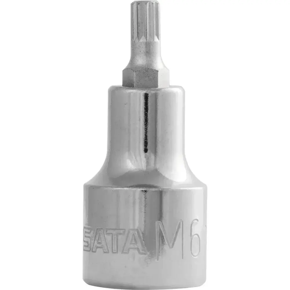 Soquete bit multidentado niquelado S2+ 1/2 50MM ST24802SC Sata — fotografia 9