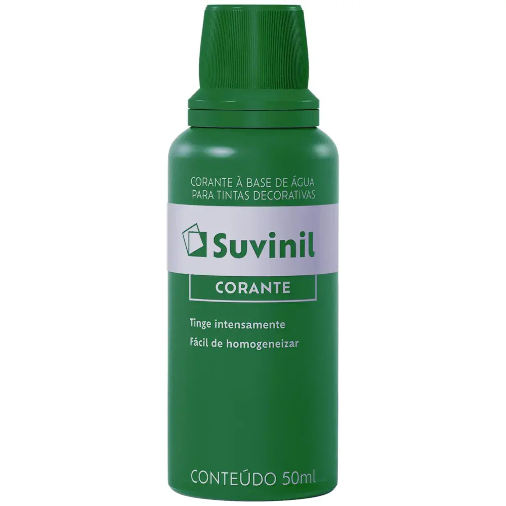 Corante líquido para tinta verde 50ML 12 peç Suvinil