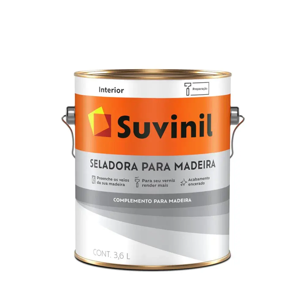 Seladora para madeira incolor 3,6L Suvinil