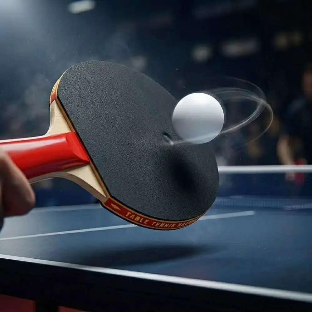 Kit raquete ping pong profissional com rede retrátil e 4 bolinhas zt-kpp Zelt — fotografia 7