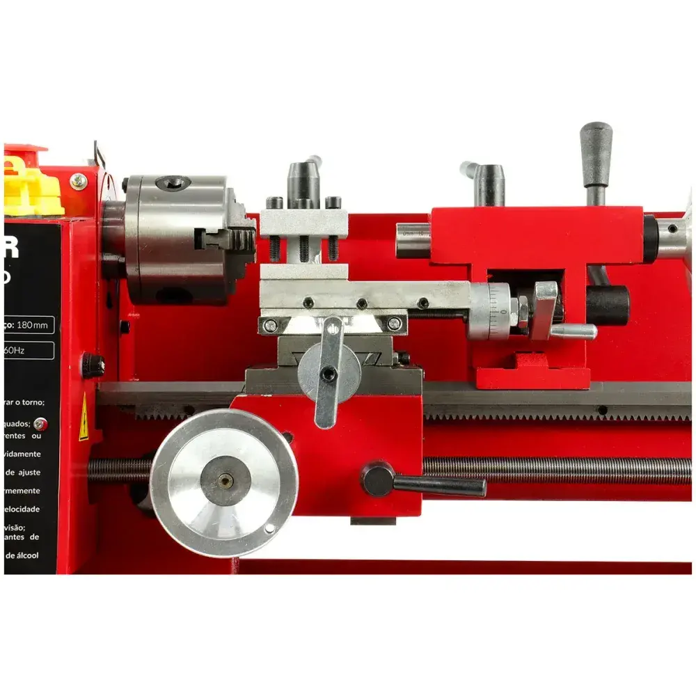 Torno mecânico em aço TMB-350 350MM 550W 220V Bumafer — fotografia 8