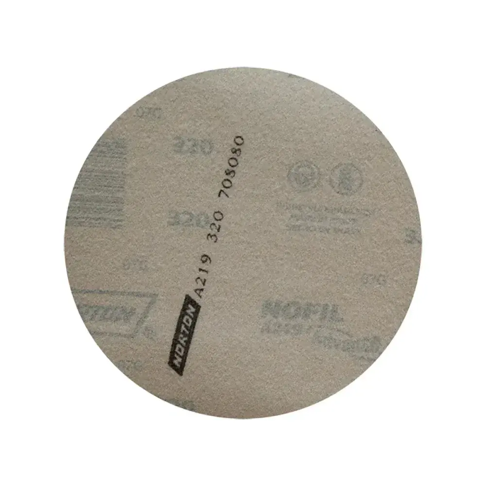 Disco lixa no-fil A219 152MM grão 320 Norton — fotografia 5