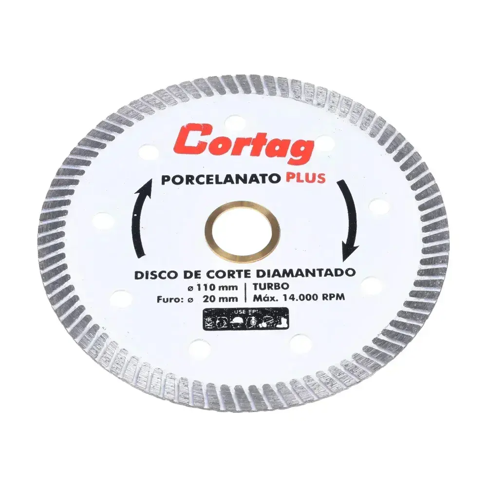 Disco diamantado porcelanato 110MMX20MM Cortag — fotografia 5
