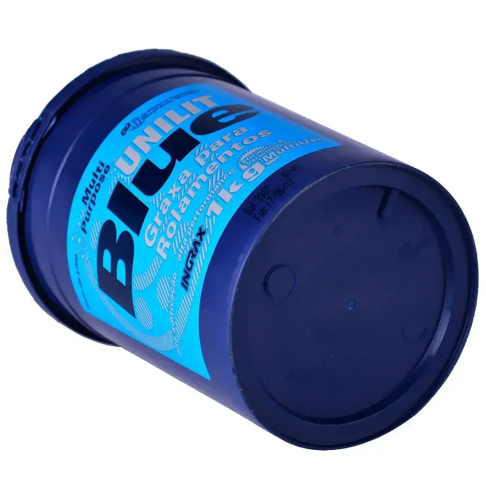 Graxa azul para rolamentos e mancais unilit BLUE-2 1KG Ingrax — fotografia 10