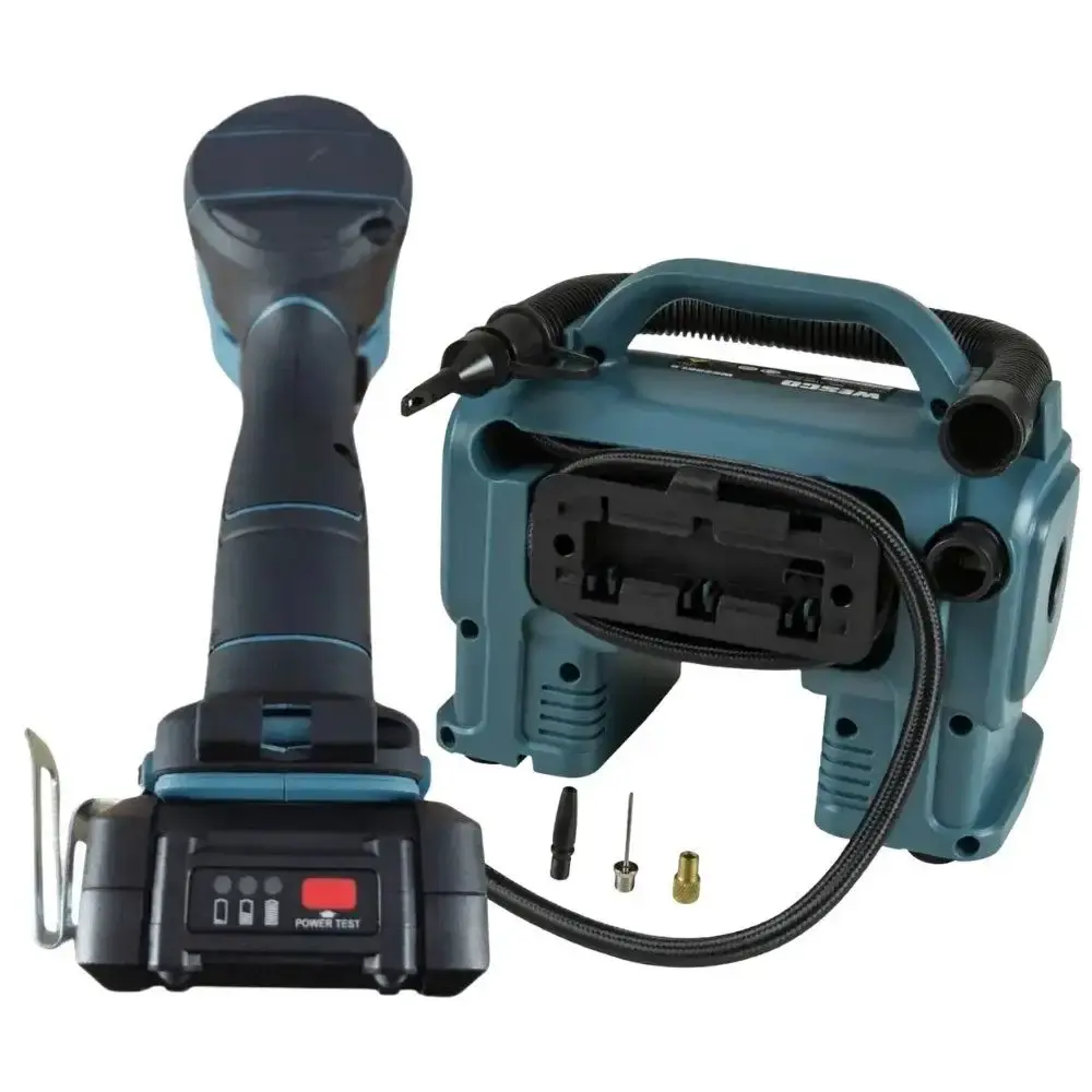 Parafusadeira 18V 1/2 POL com compressor de ar portátil 160 PSI bateria e carregador Wesco — fotografia 3
