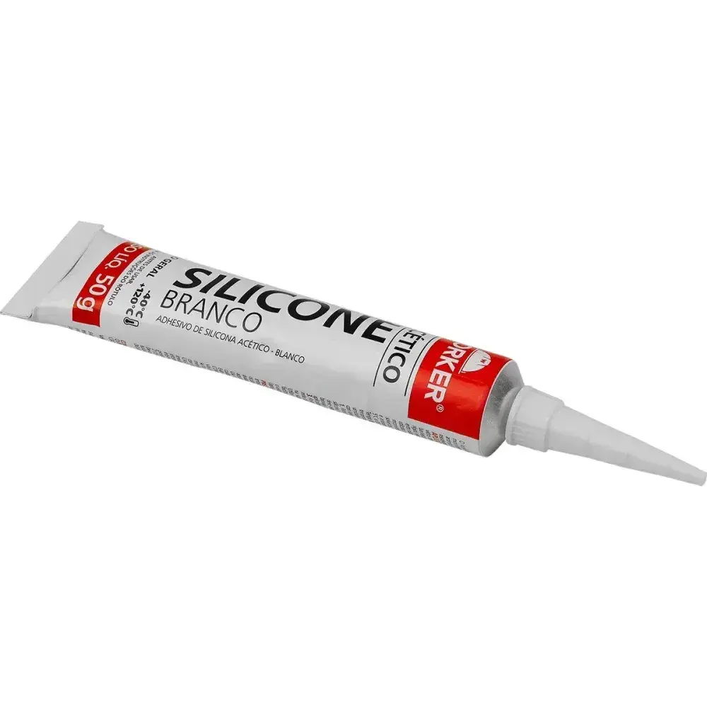 Silicone acético branco 50G Worker — fotografia 7
