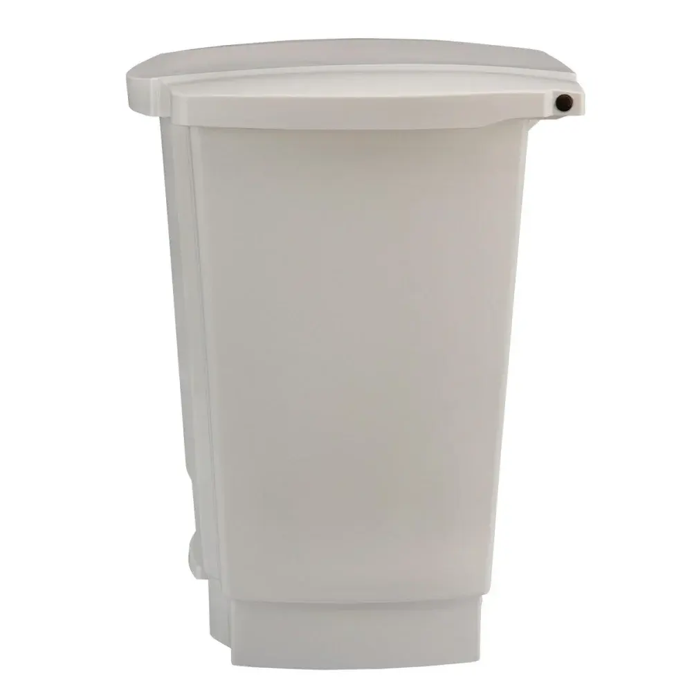 Lixeira resistente e balanceada branca 35L Perfect — fotografia 4