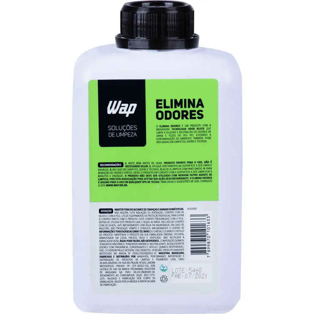 Eliminador e neutralizador de odores elimina odores 1L Wap — fotografia 3