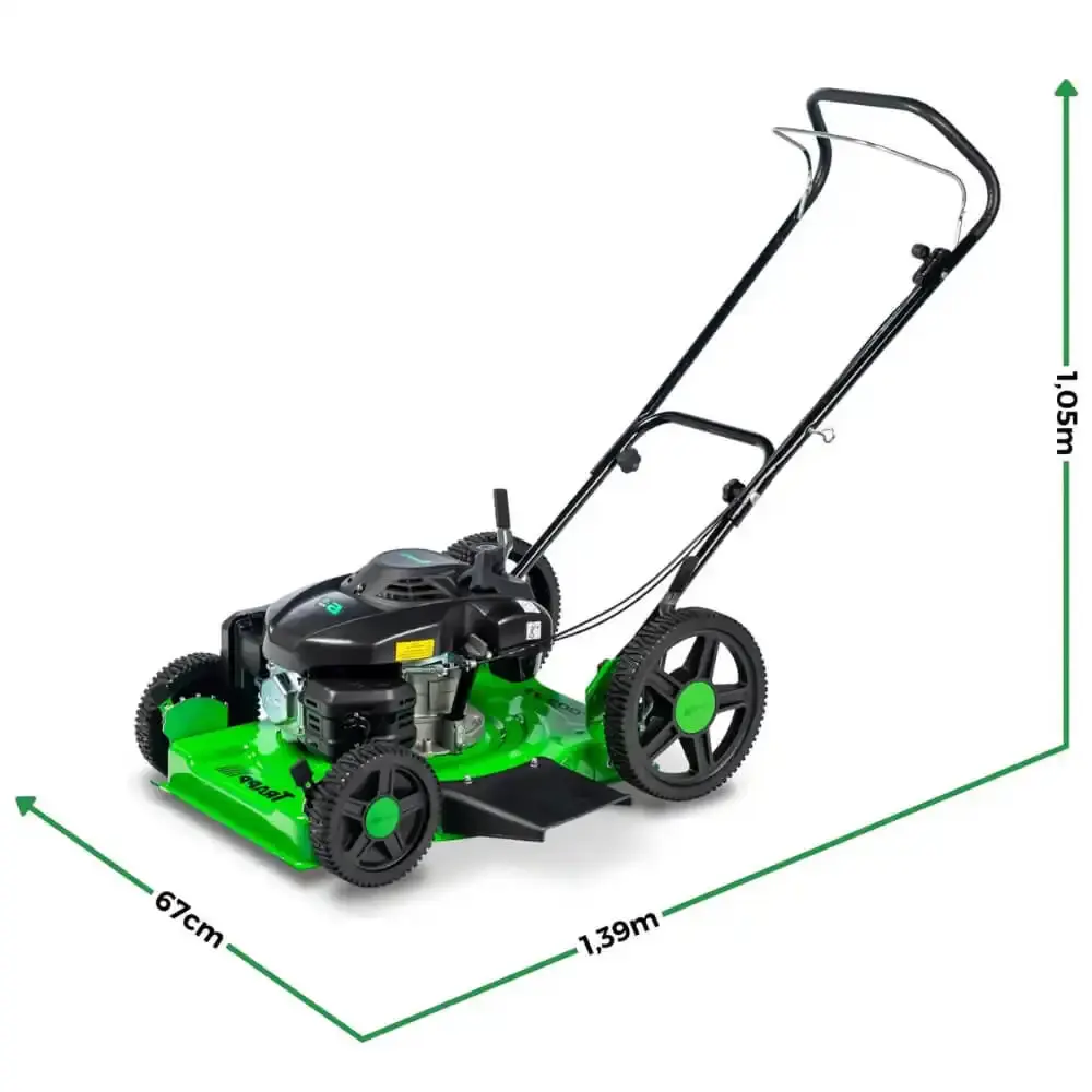 Cortador de grama gasolina 6.5 HP 4T roda alta LF-600RM Trapp — fotografia 5