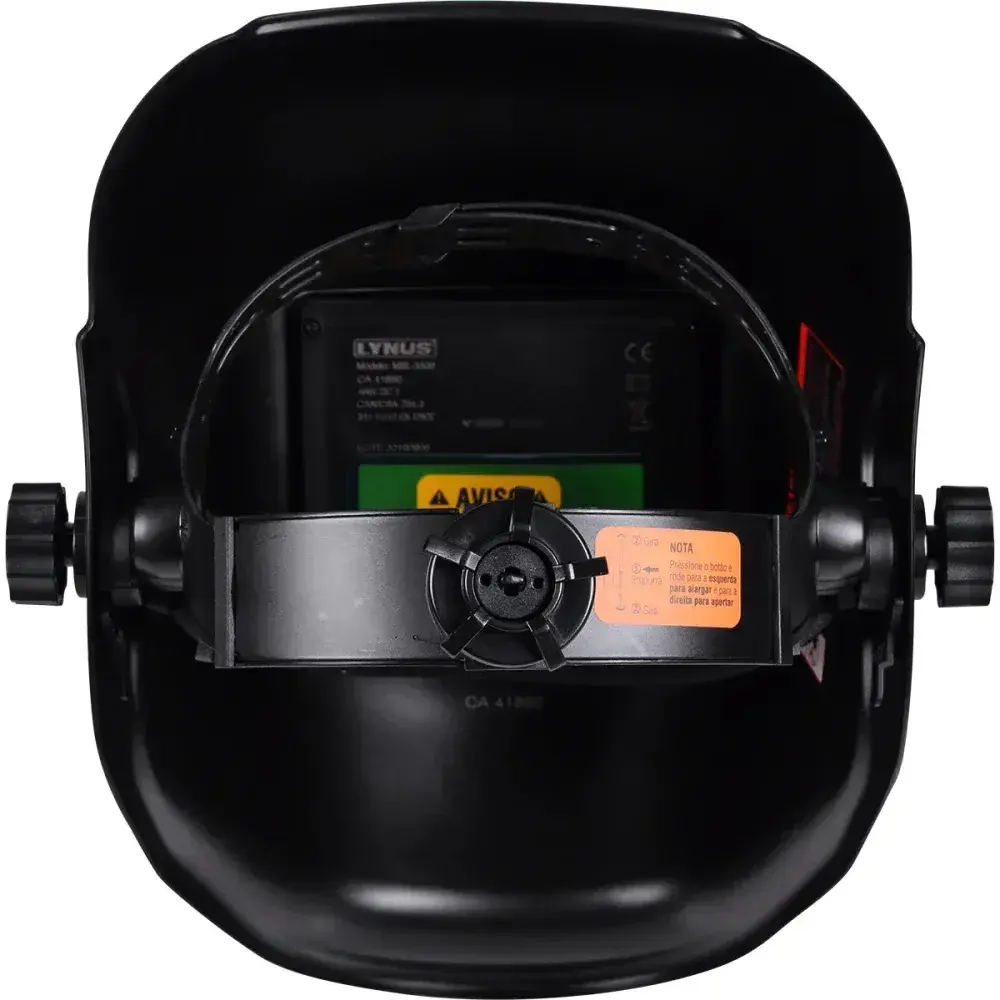 Máscara de solda automática MSL-350F sem regulagem 90X35MM Lynus — fotografia 10