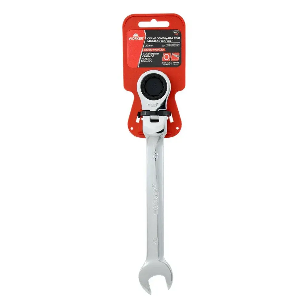 Chave combinada catraca flexível 20MM Worker