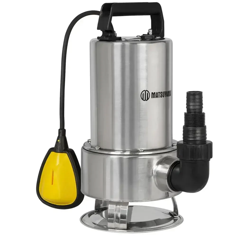 Bomba submersível inox motor 1HP 750W 127V Matsuyama — fotografia de referência