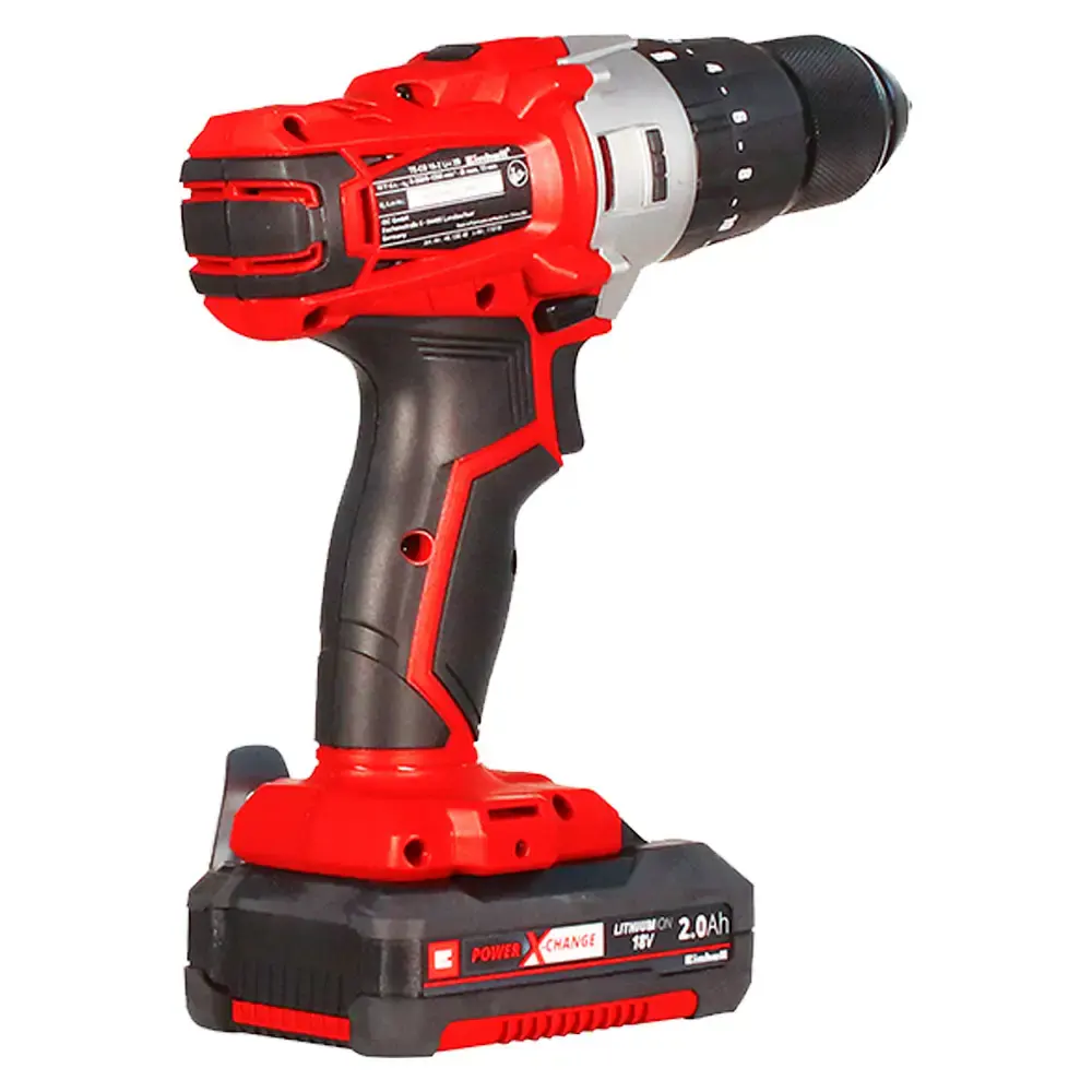 Parafusadeira e furadeira de impacto a bateria 18V 1/2" te-cd li-i com 2 bateria e carregador 451384 Einhell — fotografia 3