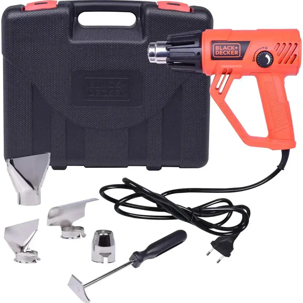 Soprador térmico maleta 5 acessórios 1800W 127V blackdecker Black & Decker — fotografia 7
