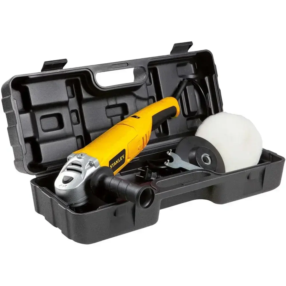 Politriz lixadeira 5” 600W eixo M14 220V Stanley — fotografia 6