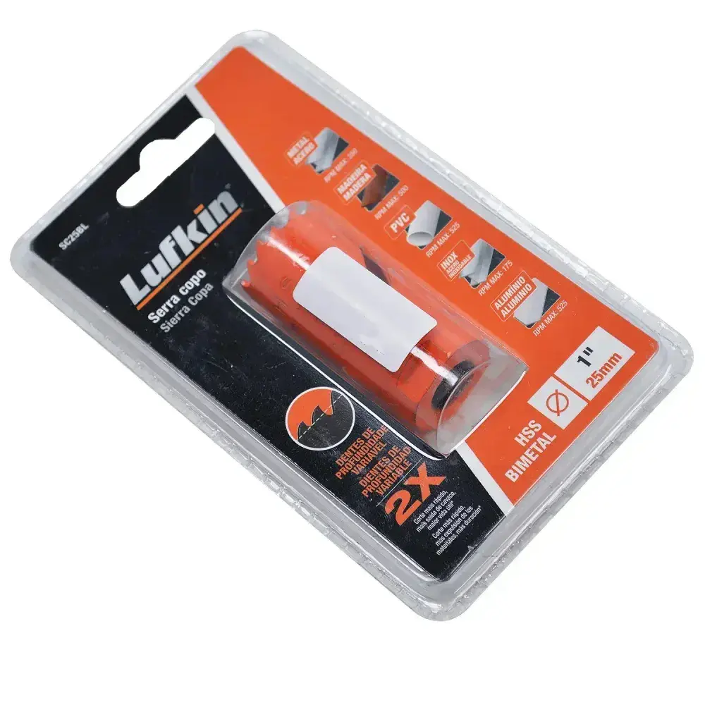 Serra copo 25MM 1” SC25BL Lufkin — fotografia 8