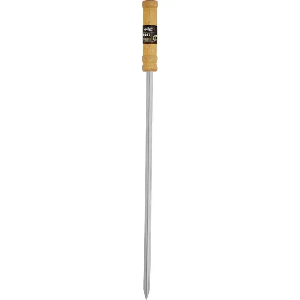 Espeto standard simples em inox 75CM Grilazer — fotografia 2